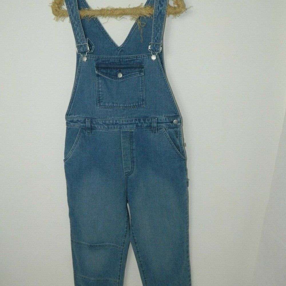 L'‎ America  Revolve Overalls Denim Medium Wash Blue Jeans Size 12